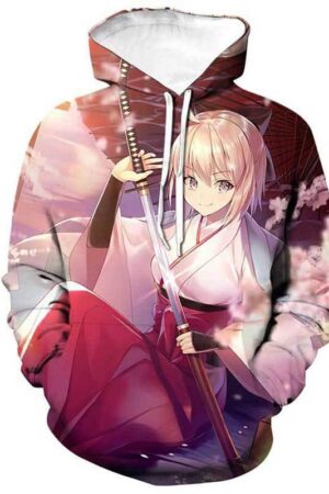 Fate Stay Night 3D Printed Hoodies - Fashion Hooded Sweatshirt