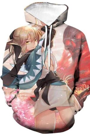 Fate Stay Night 3D Printed Hoodies - Fashion Hooded Sweatshirt