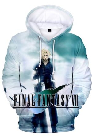 Final Fantasy VII Unisex 3D Printed Squall Leonhart Hoodie Sweatshirt
