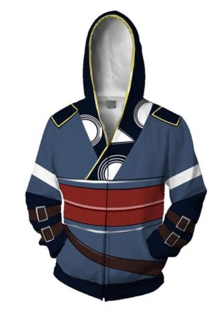 Fire Emblem Hoodies -  Zip Up Fire Emblem Awakening Lonqu Ronku Hoodie