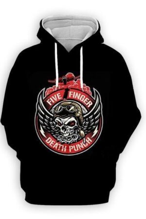 Five Finger Death Punch Funny 3D Print Hoodie