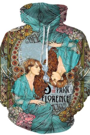 Florence + The Machine Hoodies - Pullover Blue Hoodie