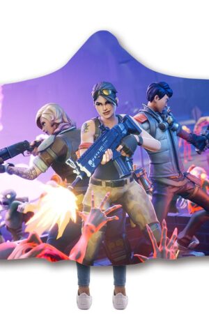 Fortnite Hooded Blankets - Fortnite BRITE BOMBER Fleece Hooded Blanket