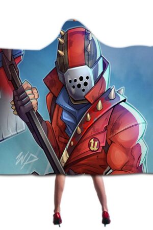 Fortnite Hooded Blankets - Fortnite RUST LORD Fleece Hooded Blanket