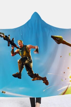 Fortnite Hooded Blankets - Fortnite Super Soldier Fleece Hooded Blanket