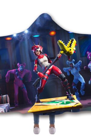 Fortnite Hooded Blankets - Fortnite TRICERA OPS Fleece Hooded Blanket