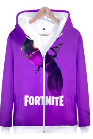 Fortnite Hoodies - Fortnite Character Mimic Monster 3D Zip Up Hoodie