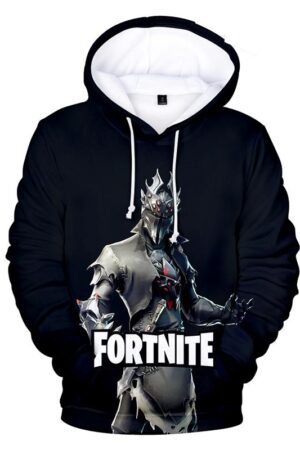 FORTNITE Hoodies - FORTNITE Game Season 7 Series NEW Hero 3D Black Hoodie