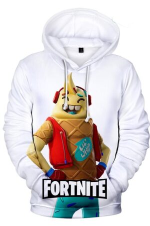 Fortnite Hoodies - Fortnite Game Series Season 8 NEW Hero White Hoodie