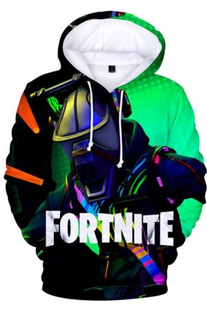 Fortnite Hoodies - Fortnite Season 7 NEW Hero DJ Alpaca 3D Hoodie