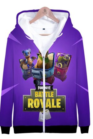 Fortnite Hoodies - Season 6 Pet 3D Zip Up Hoodie