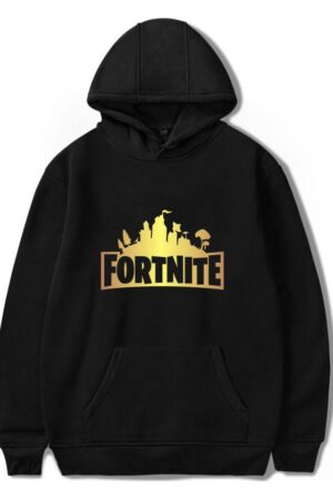 Fortnite Hoodies - Solid Color Fortnite Game Logo Icon Super Cool Hoodie