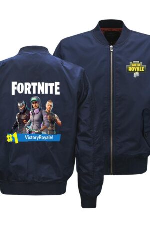 Fortnite Jackets - Solid Color Fortnite Game Special Forces Icon Flight Suit Fleece Jacket