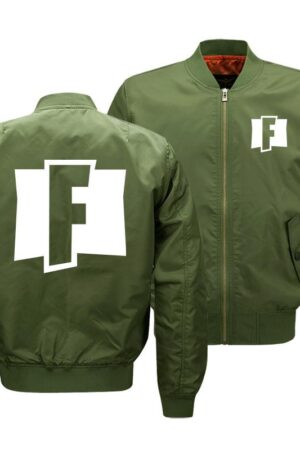 Fortnite Jackets - Solid Color Fortnite Game Victory Royale Logo Icon Fleece Jacket