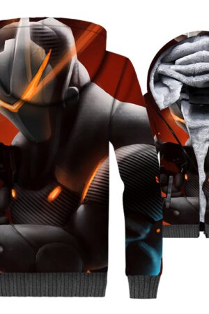Fortnite Jackets - Solid Color Fortnite Series Omega Character Icon Super Cool 3D Fleece Jacket