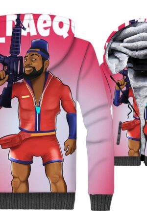Fortnite Jackets - Solid Color Fortnite Series Super Cool 3D Fleece Jacket