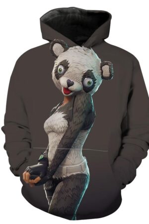 Fortnite Panda Skin Hoodies - Battle Royale Pullover Hoodie