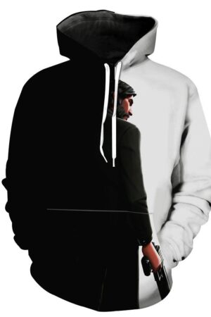 Fortnite Reaper Hoodies - Pullover  Skins Appare Black and White Hoodie