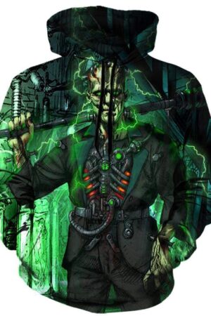 Frankenstein Hoodies - Pullover Green Hoodie