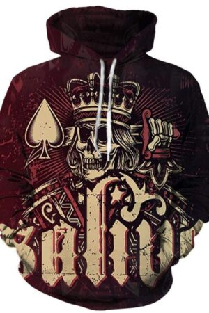 Funny Saliva Hoodies - Pullover Red Hoodie