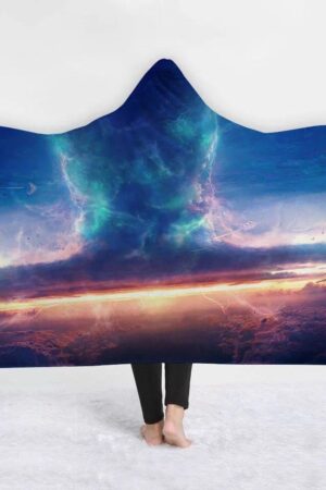 Galaxy Hooded Blanket - Space Tornado Blanket