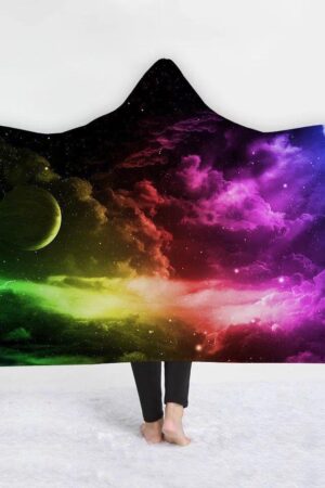 Galaxy Hooded Blankets - Galaxy Series Super Cool Hooded Blanket