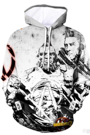 Game Borderlands 3 Hoodies - 3D Digital Print Hooded Pullover