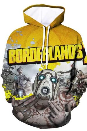 Game Borderlands 3 Hoodies - 3D Digital Print Hooded Pullover