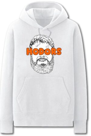Game of Thrones Hoodies - Solid Color Hodor Cartoon Style Fleece Hoodie