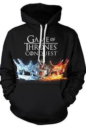 Game of Thrones:Conquest Hoodie——Unisex 3D Print Crown Hoodie