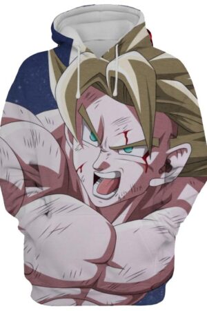 GOKU SSJ Dragon Ball Z 3D Printed Hoodie