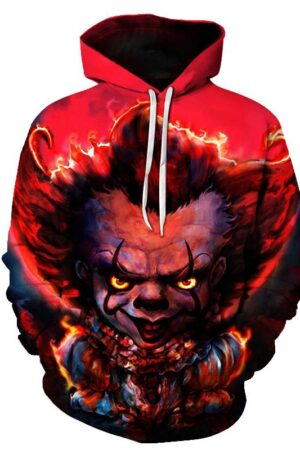 Halloween  Devil clown 3D Printed Hoodie