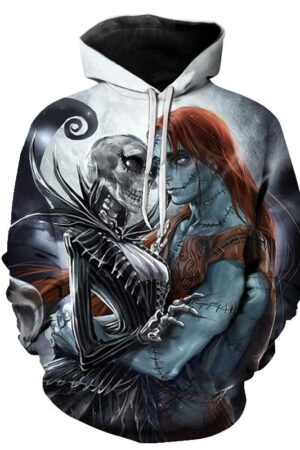 Halloween Devil Skull 3D Printed Hoodie Jack