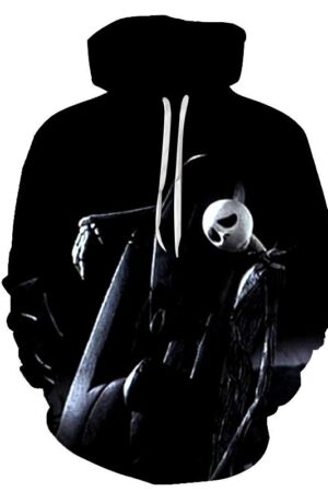 Halloween Jack Skellington sleep 3D Printed Hoodie