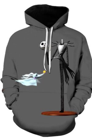 Halloween magician Jack 3D  Printed Hoodie