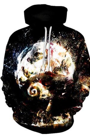 Halloween night Jack Skellington and Sally  3D Printed Hoodie