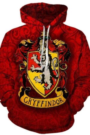 Harry Potter Gryffindor Hoodies - Pullover Red Hoodie