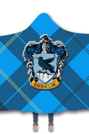 Harry Potter Hooded Blankets - Harry Potter RAVENCLAW Fleece Hooded Blanket