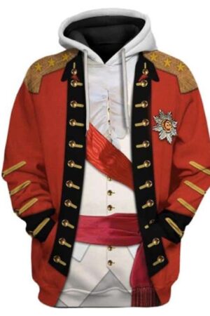 Historical Personage Henry Clinton 3D Printed Cosplay Hoodie