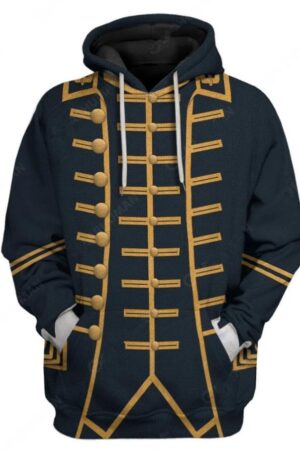 Historical Personage John Hancock 3D Printed Cosplay Hoodie