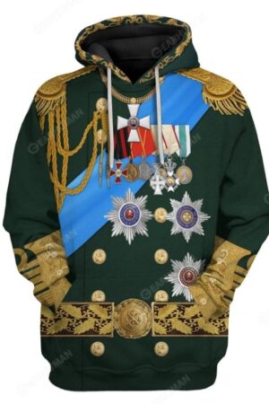 Historical Personage Nicholas II 3D Printed Cosplay Hoodie