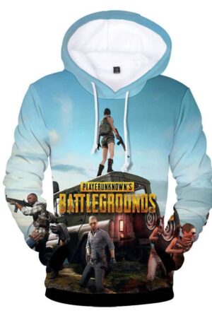 Hot Game 3D Print Sweatshirt - PUBG Fashion Hoodies