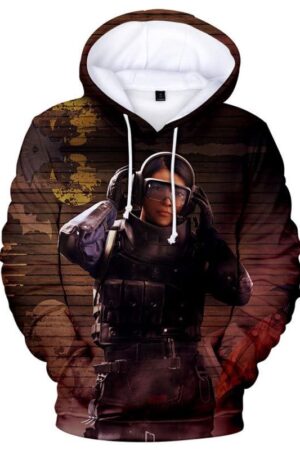 Hot Game Rainbow Six Siege 3D Printing Hooded Sweatshirt Hip Hop Pullover Hoodie