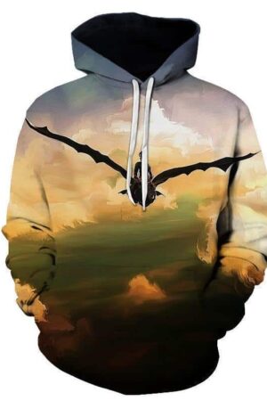How to Train Your Dragon Hoodies - Cartoon 3D Print Hoody Sweatshirt