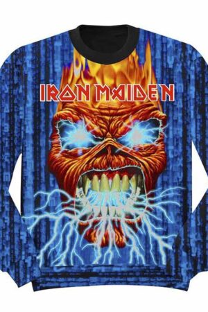 Iron Maiden 3D Print Pullover Unisex Rock Music Band Sweatshirt
