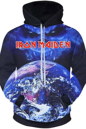 Iron Maiden Hoodie - Unisex Real Dead One 3D Print Hoody Pullover