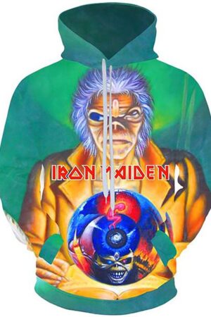 Iron Maiden Hoodie Unisex Real Dead One 3D Print Pullover