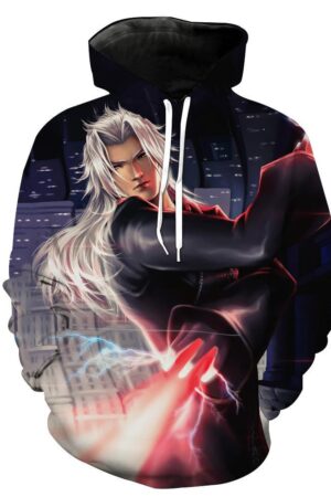 Kingdom Hearts 2 Hoodies - Pullover Sword Xemnas Hoodie