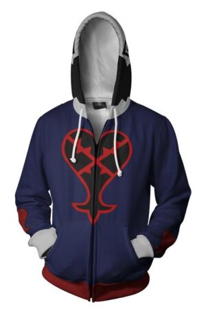 Kingdom Hearts Hoodies - Zip Up Heartless Hoodie