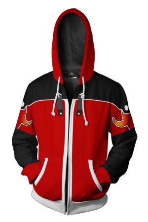 Kingdom Hearts Sora Hoodies - Zip Up Sora Valor Form Hoodie